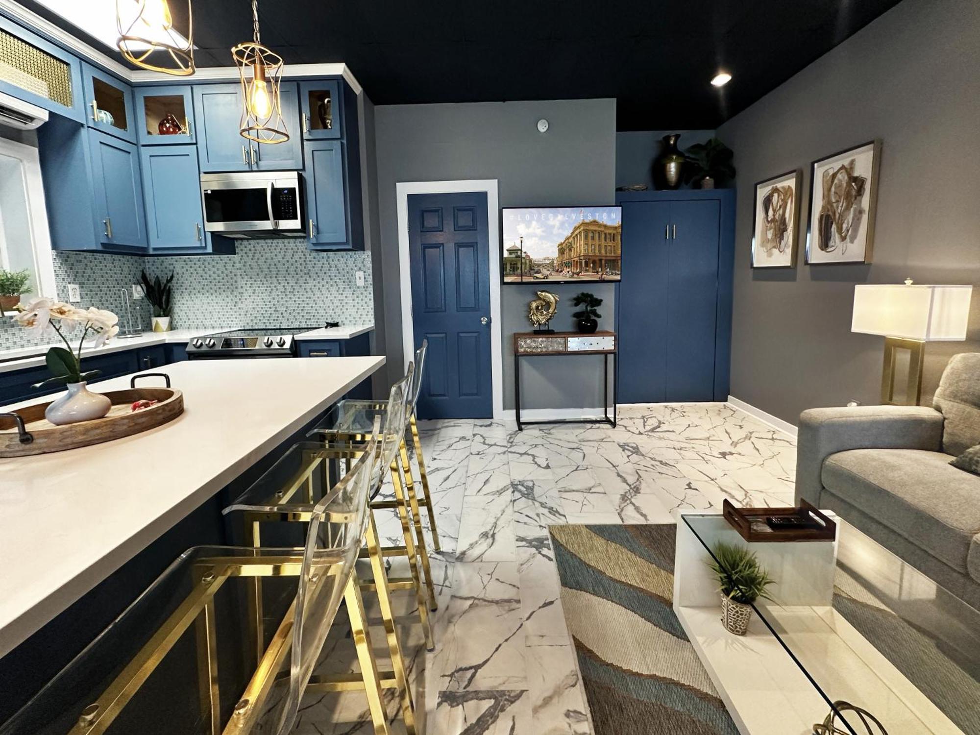 The Q Loft Galveston Villa Bagian luar foto