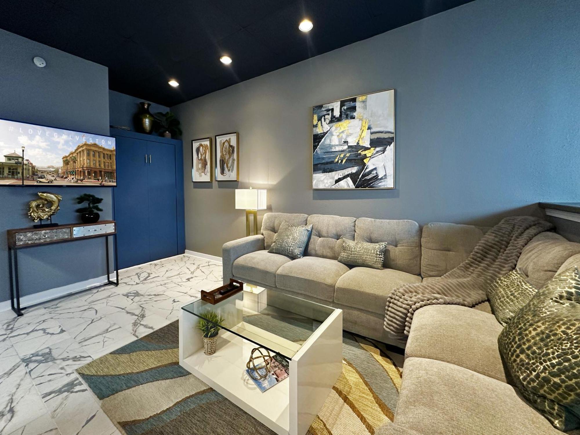 The Q Loft Galveston Villa Bagian luar foto
